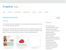 Tablet Screenshot of creative-ads.org